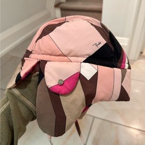 Authentic Emilio Pucci winter ski hat